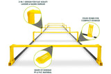 Raised Agility Ladder, 6 Rungs by Jupiter Gear