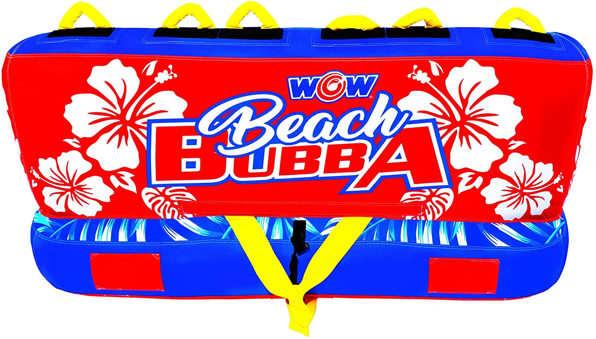 WOW Sports Beach Bubba 3 Person 3P Towable (22-WTO-3980) by Jupiter Gear