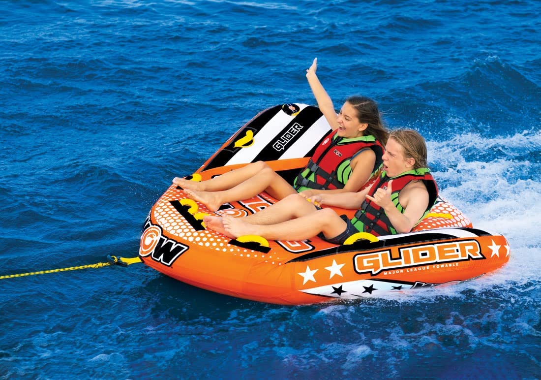 WOW Sports Glider 2 Person 2P Towable with Flex Seating (22-WTO-3966) by Jupiter Gear