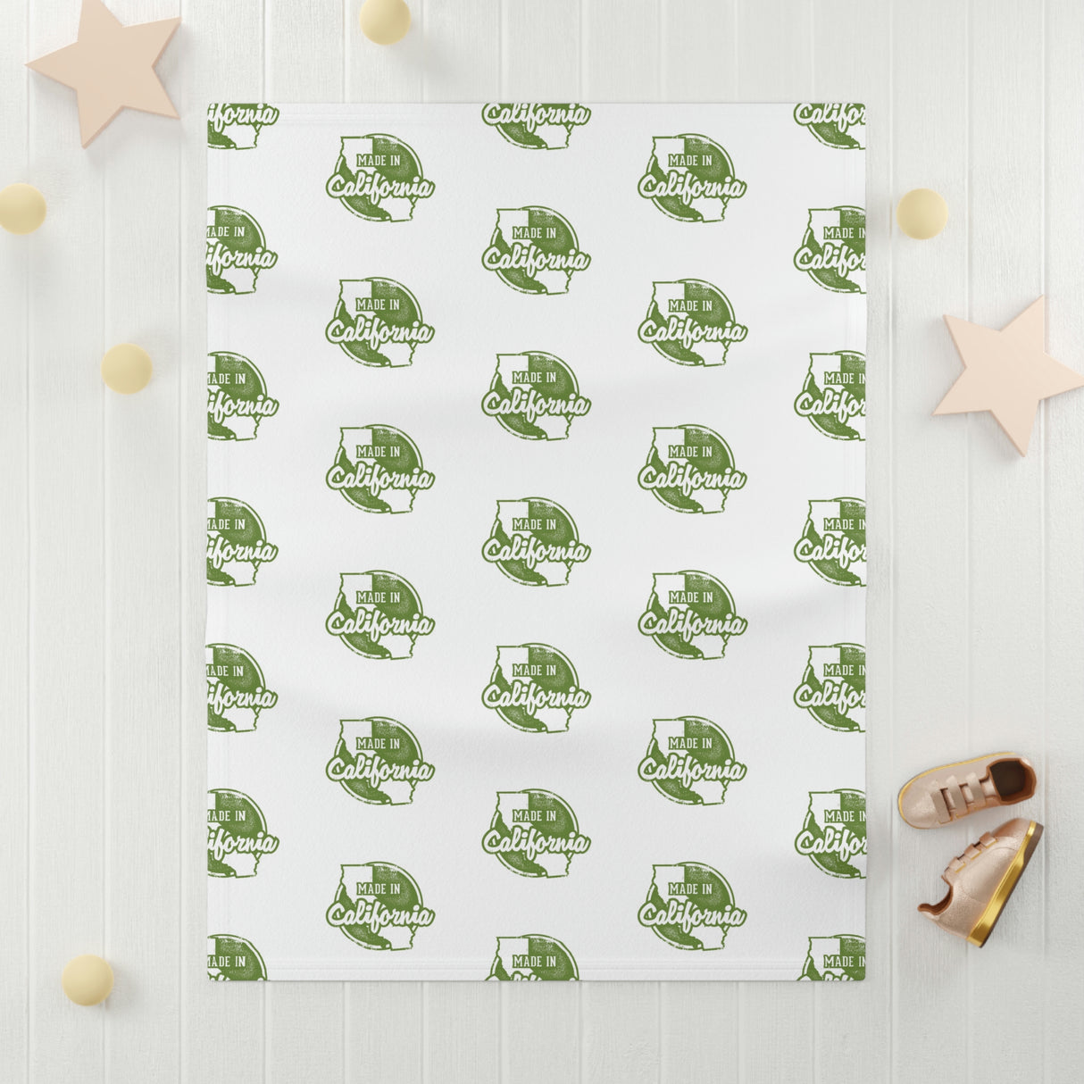 Aiden's Corner Made In Califormia Soft Fleece Baby Blanket