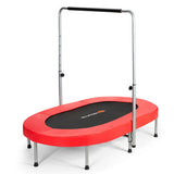 2-Person Foldable Mini Kids Fitness Rebounder Trampoline-Red