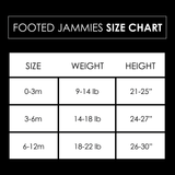 Footed Jammies BOHO by Milk Snob