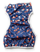 L/E Lauren Holiday Summer Cherry Bomb Print Nageuret Swim Diaper - 100% Proceeds to CF Foundation by Beau & Belle Littles