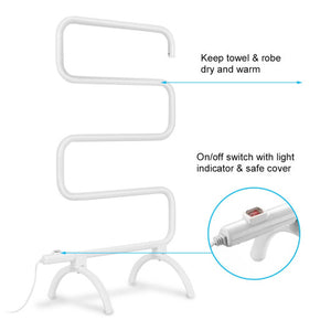100W Electric Towel Warmer Drying Rack