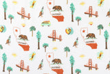 Gift Set: California Baby Muslin Swaddle Blanket and Burp Cloth/Bib Combo by Little Hometown