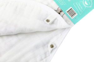 Gift Set: Massachusetts Girl Baby Muslin Swaddle Blanket and Burp Cloth/Bib Combo by Little Hometown