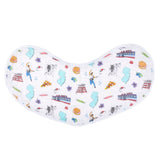 Gift Set: New Jersey Baby Muslin Swaddle Blanket and Burp Cloth/Bib Combo by Little Hometown