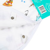 Gift Set: New Jersey Baby Muslin Swaddle Blanket and Burp Cloth/Bib Combo by Little Hometown