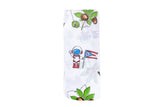 Gift Set: Ohio Baby Muslin Swaddle Receiving Blanket and Burp Cloth / Bib Combo by Little Hometown