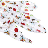 Gift Set: Oklahoma Swaddle Blanket and Burp Cloth/Bib Combo by Little Hometown