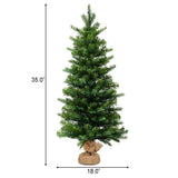 3 Feet Tabletop Battery Operated Christmas Tree with LED lights