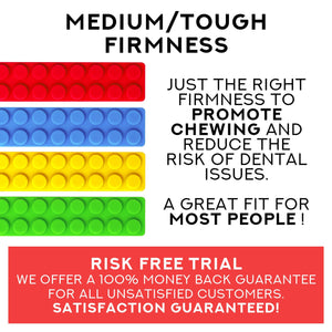 Sensory Brick Chew Necklace - Includes Bonus Pencil Topper by Senso Minds