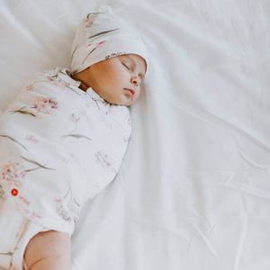 Hat + Long Sleeve Swaddle Sack Bundle by embé®