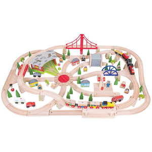 Freight Train Set by Bigjigs Toys US