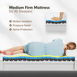 75L x 54W x 8H Memory Foam Mattress with Jacquard Fabric Cover-Queen Size