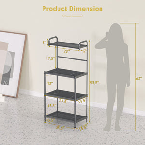 4-Tier Baker€™s Rack Stand Shelves Kitchen Storage Rack Organizer