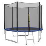 8/10/12/14/15/16Feet Outdoor Trampoline Bounce Combo with Safety Closure Net Ladder-10 ft