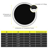 High-Elastic PP Replacement Jumping Mat-12 ft
