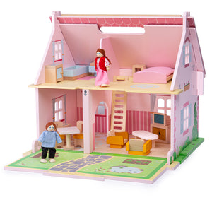 Heritage Playset Blossom Cottage by Bigjigs Toys US