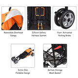 Folding Lightweight Baby Toddler Umbrella Travel Stroller-Orange