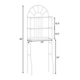 Bathroom Towel Storage Rack with 3 Shelves
