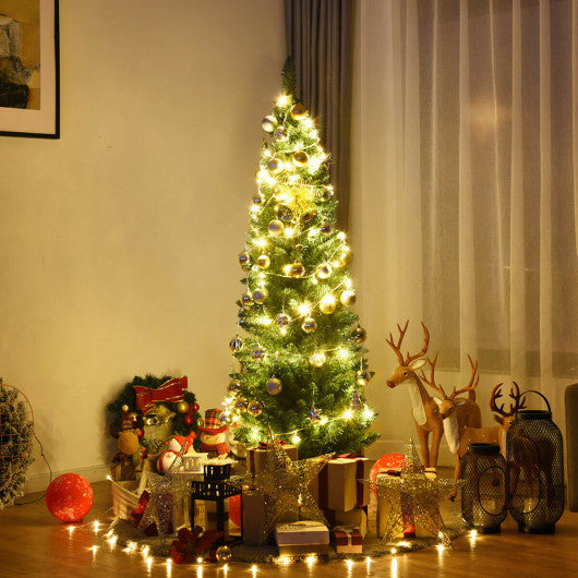 PVC Artificial Slim Pencil Christmas Tree-5 Feet