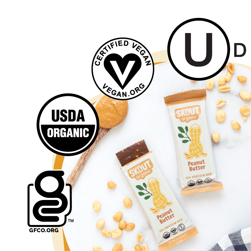 Skout Organic Peanut Butter Protein Bar by Skout Organic