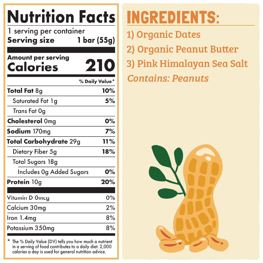 Skout Organic Peanut Butter Protein Bar by Skout Organic