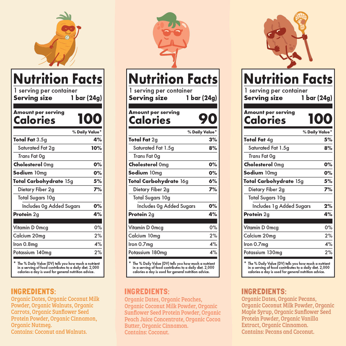 Skout Organic Small Batch Kids Bar Variety Pack - 36 Pack by Skout Organic