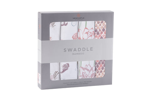 Under The Sea Swaddle Blankets 4 Pack - Aiden's Corner Baby & Toddler Clothes, Toys, Teethers, Feeding and Accesories