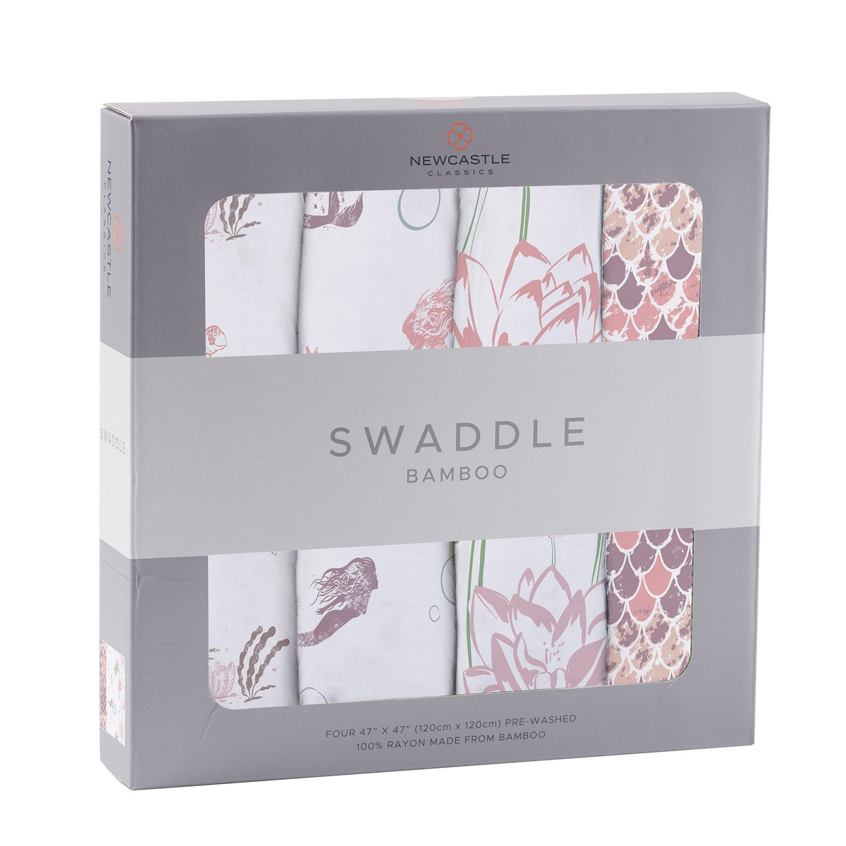 Under The Sea Swaddle Blankets 4 Pack - Aiden's Corner Baby & Toddler Clothes, Toys, Teethers, Feeding and Accesories