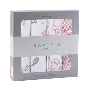 Under The Sea Swaddle Blankets 4 Pack - Aiden's Corner Baby & Toddler Clothes, Toys, Teethers, Feeding and Accesories