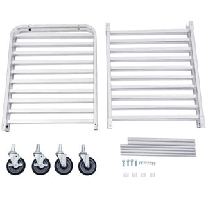 26 x 20 x 70 Inch 20 Sheet Aluminum Pan Rolling Bakery Rack