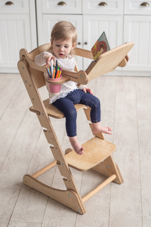 Growing Chair for Babies – Kitchen Helper Tower - Chocolate