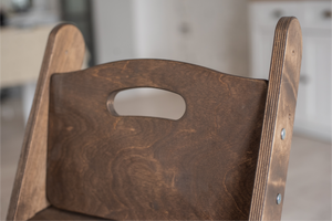 Growing Chair for Babies – Kitchen Helper Tower - Chocolate