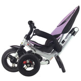 4-in-1 Detachable Learning Baby Tricycle Stroller w/ Canopy Bag-Pink